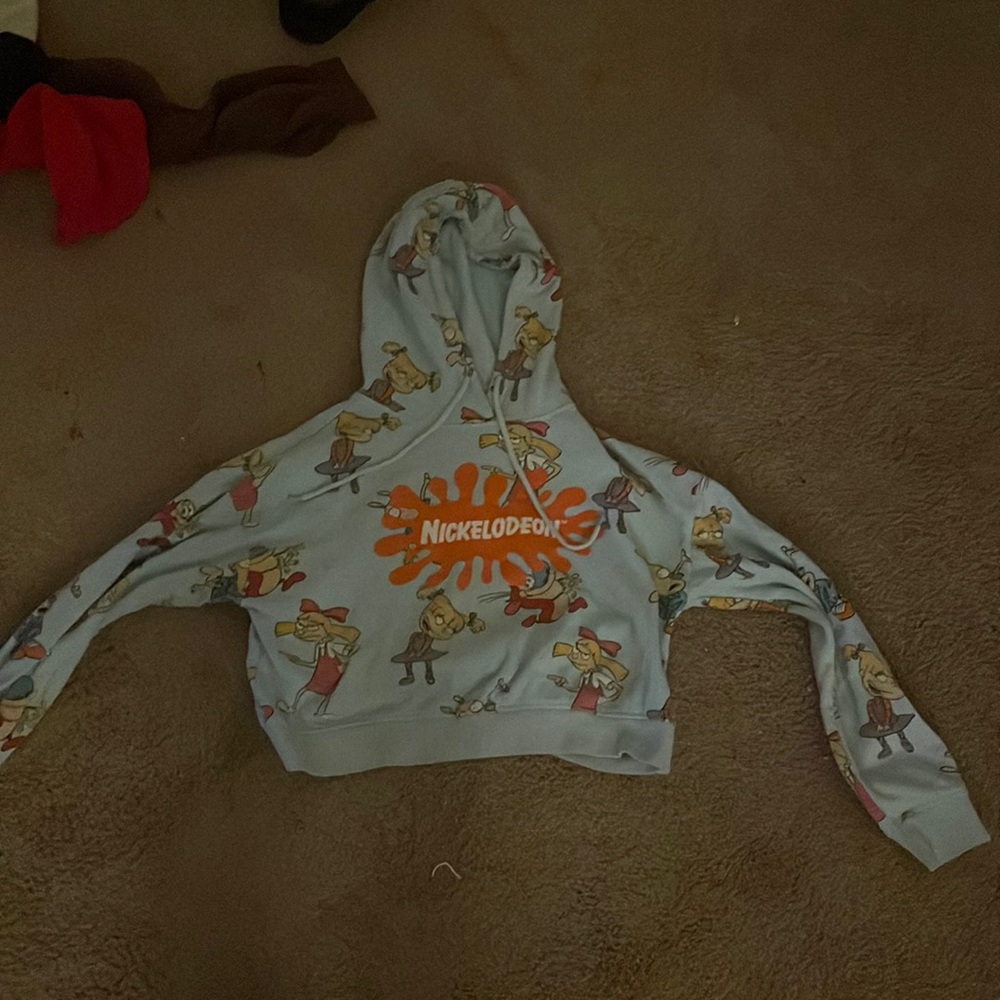 I’m selling a Nickelodeon hoodie and bright colors